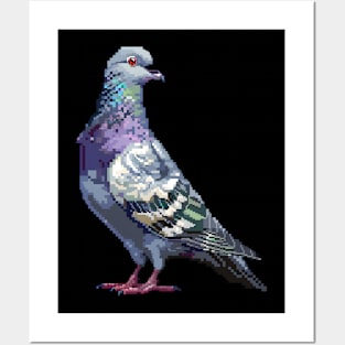 Pixel Pigeon Posters and Art